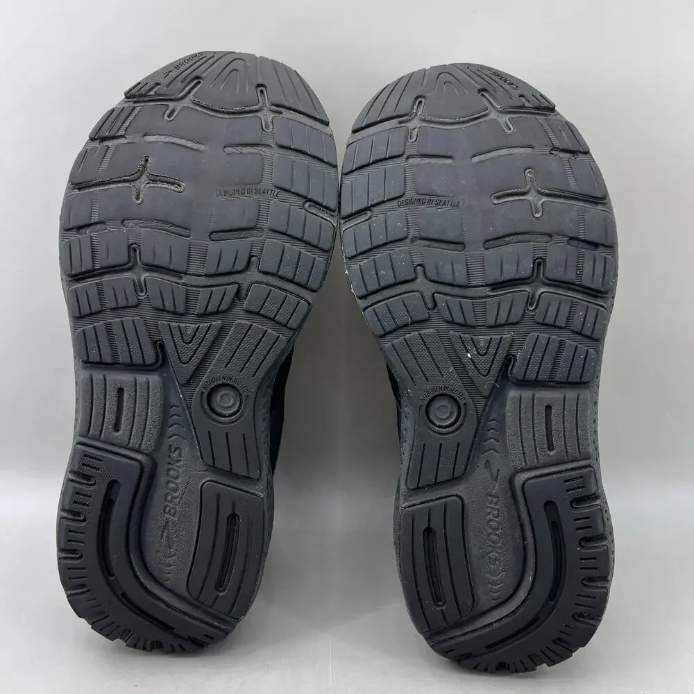 Brooks Ghost 16 Running Shoes Men Size 8.5 EE Black Mesh Comfort Cushion Sneaker